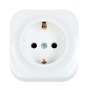 Priza 2P+T Forix, Legrand , alb, montaj aplicat PT, 782411