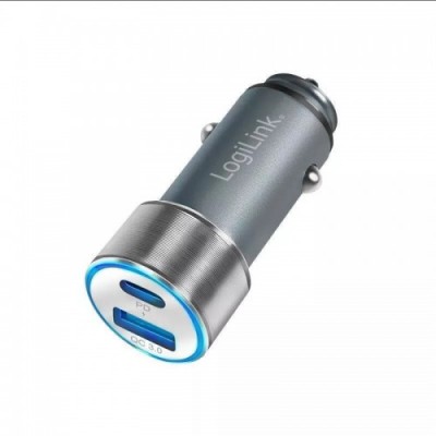 Incarcator  auto LOGILINK,12V-24V 36W,mufa usb si usb type c PA0252