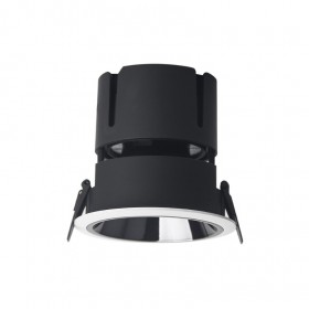Spot LED MiBoxer FUT075, 9W, Dual White CCT, 700LM, anti-glare, control 2.4GHz, incastrabil tavan, orientabil, AC100-240V, alb Spot LED MiBoxer FUT075, 9W, Dual White CCT, 700LM, anti-glare