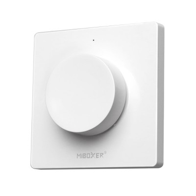 Telecomanda de perete MiBoxer, K1-W, 2.4Ghz cu buton rotativ