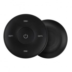 Telecomanda MiBoxer K2S Mini, control CCT, 2.4GHz, CR2032, montaj magnetic, raza 30m, negru Telecomanda MiBoxer K2S Mini, control CCT, 2.4GHz, CR2032