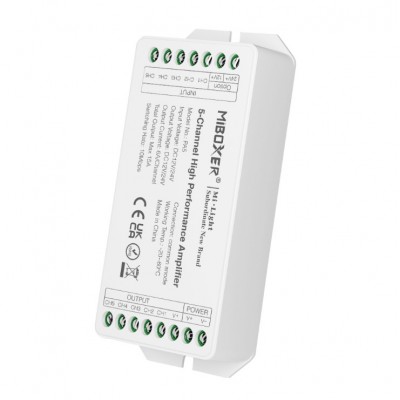 Amplificator LED MiBoxer PA5, 5 canale, DC12-24V, 6A/canal (max