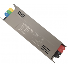 Sursa de alimentare pentru sisteme LED LS-300W12V, 300W, 12V DC, 25A, carcasa aluminiu, control inteligent, slow start, IP20 Sursa de alimentare pentru sisteme LED LS-300W12V, 300W, 12V