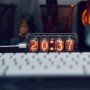 Ceas electronic vintage Nixie cu tuburi IN-12, RGB, telecomanda