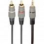 Cablu audio 3.5mm-2XRCA,1.5M ,gembird cca-352-1.5m