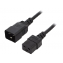 Cablu UPS(IEC) , C19(feminin)-C20(masculin) , 0.5M , WN113-3/15/0.5B