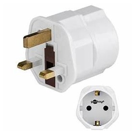 Adaptor priza UE - mufa UK (Type G) , PLUG-45353