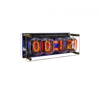 Ceas Nixie cu tuburi IN-12, iluminare RGB in 7 culori, modul
