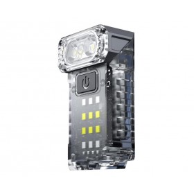 Lanterna LED KXK-1086, cap rotativ 90°, suport cap, lumina UV