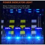 Lanterna LED KXK-1086, cap rotativ 90°, suport cap, lumina UV