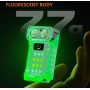 Lanterna LED KXK-1086, cap rotativ 90°, suport cap, lumina UV