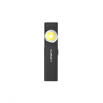 Lanterna EDC Klarus E5, 600 lm, baza magnetica, clip, USB-C
