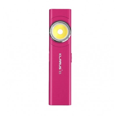 Lanterna EDC Klarus E5, 600 lm, baza magnetica, clip, USB-C