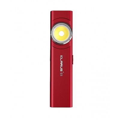 Lanterna EDC Klarus E5, 600 lm, baza magnetica, clip, USB-C