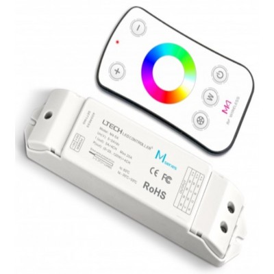 Controller LED wireless M4+M4-3A, 4x3A, 12-24V, RF 433.92MHz