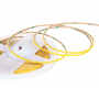 Banda LED COB alb rece, 12V DC, 400 LEDs/m, 5m, latime 3mm, IP20