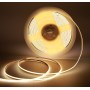 Banda LED COB alb cald, 12V DC, 400 LEDs/m, 5m, latime 3mm, IP20