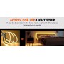 Banda LED COB alb cald, 288 LED/m, 220V AC, 10m, IP20