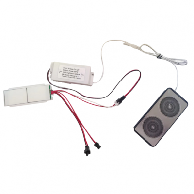 Comutator tactil cu difuzor bluetooth pentru oglinda LED