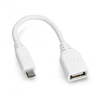 Adaptor OTG pentru RPI Zero / Zero W / Zero 2 W, alb