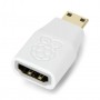 Adaptor Mini HDMI la HDMI (mama), compatibil Raspberry Pi Zero