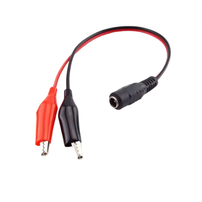 Adaptor cablu DC mama 5.5 × 2.1 mm la clesti crocodil