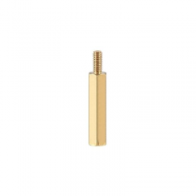 Set de 20 distantiere hexagonale M2.5x20mm+6mm male-female, alama, pentru PCB, placi de baza, drone, proiecte electronice Set de 20 distantiere hexagonale M2.5x20mm+6mm male-female