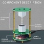 Kit DIY levitatie acustica, levitator ultrasonic, 40kHz, 12V DC
