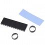 Radiator SSD M.2 2280 aluminiu, heatsink cu pad termic si benzi