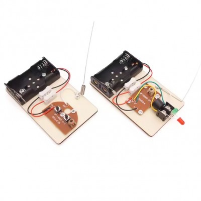 Kit educativ Telegraf DIY pentru copii, experiment stiintific