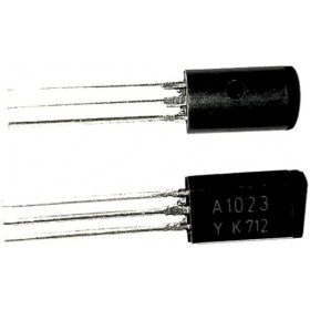 Tranzistor bipolar de joasa putere 70V 0.1A 0.25W , 2SA1023