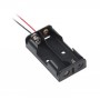 Suport baterii 2xAA, serie 3V, plastic ABS, fire conexiune