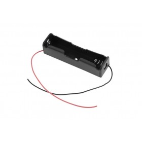 Suport baterie 1x18650, plastic ABS, cu cablu, 3.7V, 1S, DIY, Arduino, electronica Suport baterie 1x18650, plastic ABS, cu cablu, 3.7V, 1S, DIY