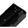 Suport baterii 2x18650, plastic ABS, cu cablu, 7.4V, 2S, DIY