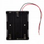Suport baterii 3x18650, plastic ABS, cu cablu, 11.1V, 3S, DIY