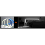 Banda LED COB alb rece, 6000K, 288 LED/m, 220V AC, 10m, IP20