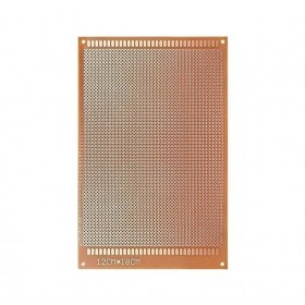 Placa prototipare universala 12x18cm, 2460 puncte lipire, 2.54mm, bakelita, cupru o fata, circuite electronice, DIY, laborator Placa prototipare universala 12x18cm, 2460 puncte lipire
