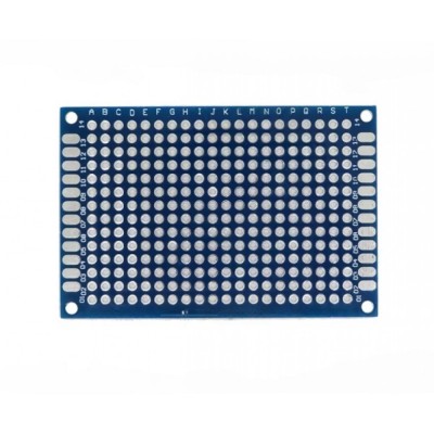 Set 2x Placa prototip PCB universala 4x6 cm double sided, fibra