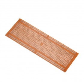 Set 2x Placa prototip PCB universala 4.8x13.3 cm single sided, maro, trasee cupru, electronica DIY Set 2x Placa prototip PCB universala 4.8x13.3 cm single sided