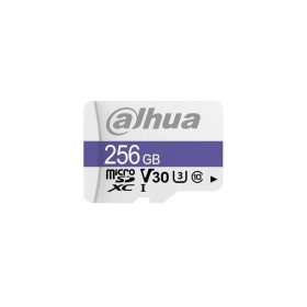 Card de memorie Dahua microSD 256GB, DHI-TF-C100, Clasa 10 UHS-I V30, 90MB/s, fara adaptor, supraveghere video Card de memorie Dahua microSD 256GB, DHI-TF-C100, Clasa 10