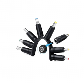 Set adaptoare alimentare universale DC, 8 bucati, 3.5mm – 6.5mm, conectori pentru surse laptop si electronice Set adaptoare alimentare universale DC, 8 bucati, 3.5mm –