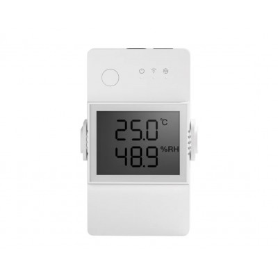 Releu smart SONOFF TH ELITE 20A, monitorizare temperatura si