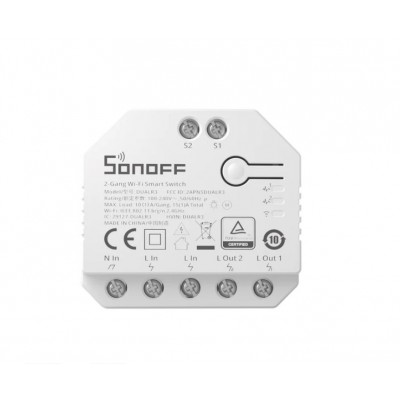 Releu wireless WiFi Sonoff Dual R3 6920075775402