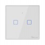Intrerupator Sonoff dublu aplicat touch tip telecomanda cu doua