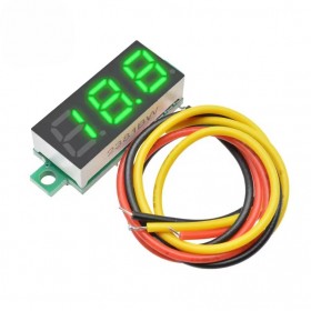 Voltmetru digital verde 0.28" 0-100V DC 3 fire OKY4094-1-Green Voltmetru digital verde 0.28" 0-100V DC 3 fire OKY4094-1-Green
