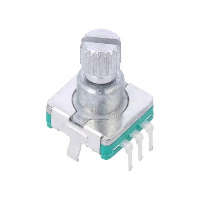 Encorderul/codor:incremental este un senzor de pozitie cu buton integrat , EC11E12-15P30C-SW