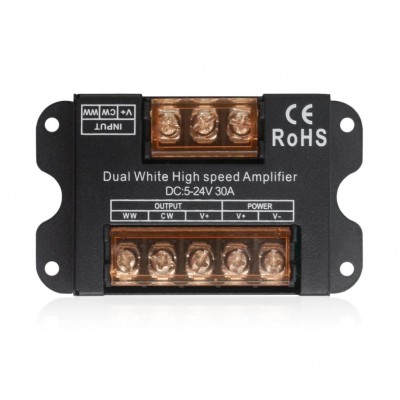 Amplificator pentru banda LED CCT (Alb cald + Alb rece) de mare