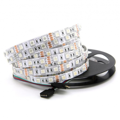 Banda led RGB 5050, 12V DC, 60LED/m, 5m, flexibila, IP20