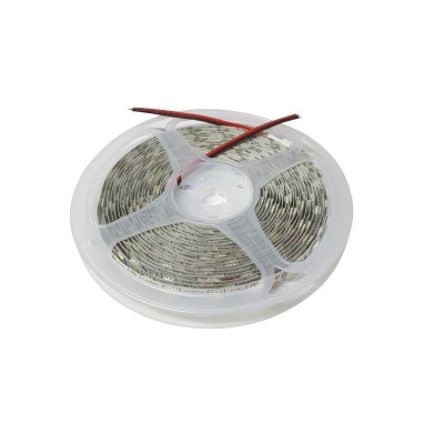 Banda LED alb rece 5050, 12V, 60 LED/m, flexibila, rola 5m