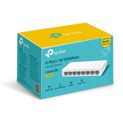 Switch 8 porturi 10/100Mbps Tp-link ,fara management , 6935364089085